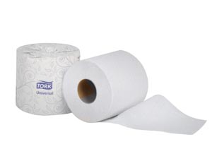 Tissue Toilet Bath Roll, Universal, White, 2-Ply, T24, 156.25ft, 4' x 4.4' (500/RL 96RL/CS 30CS/PLT) by Essity Professional Hygiene North America, LLC  ID TM1616S